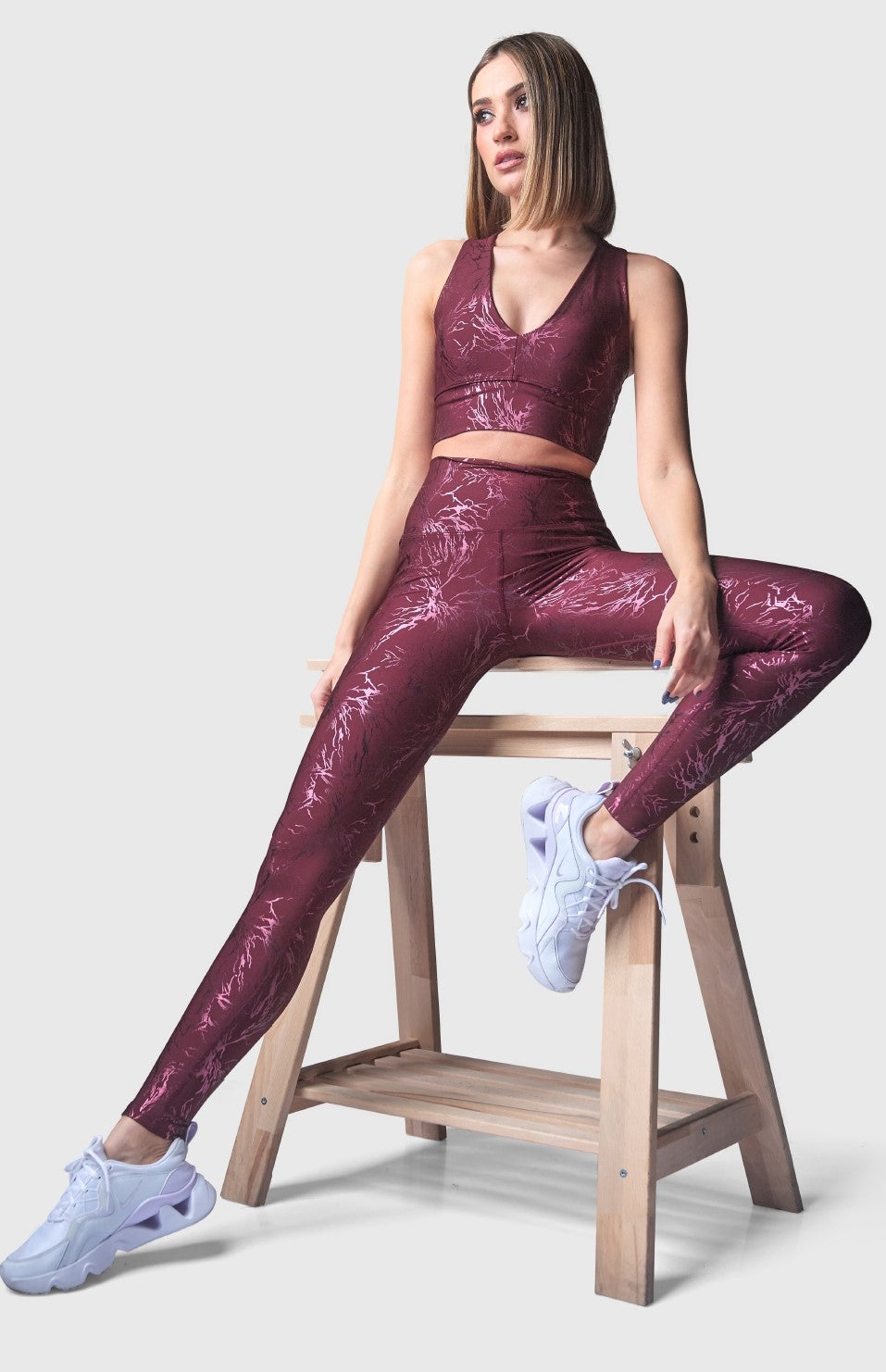 Legging and Long Sleeve Crop Top Set – Mayla boutique