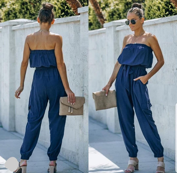 Summary Belted Jumpsuit